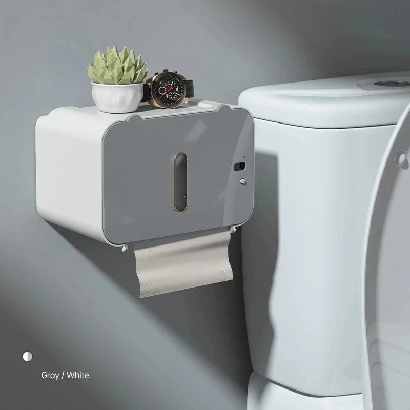 Induction Toilet Paper Holder Shelf Automatic Paper Dispencer