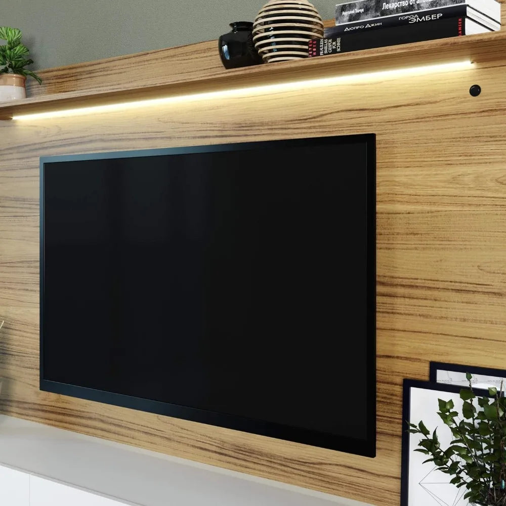 Wall TV Stand, Mounted Entertainment Center Floating TVs Panel